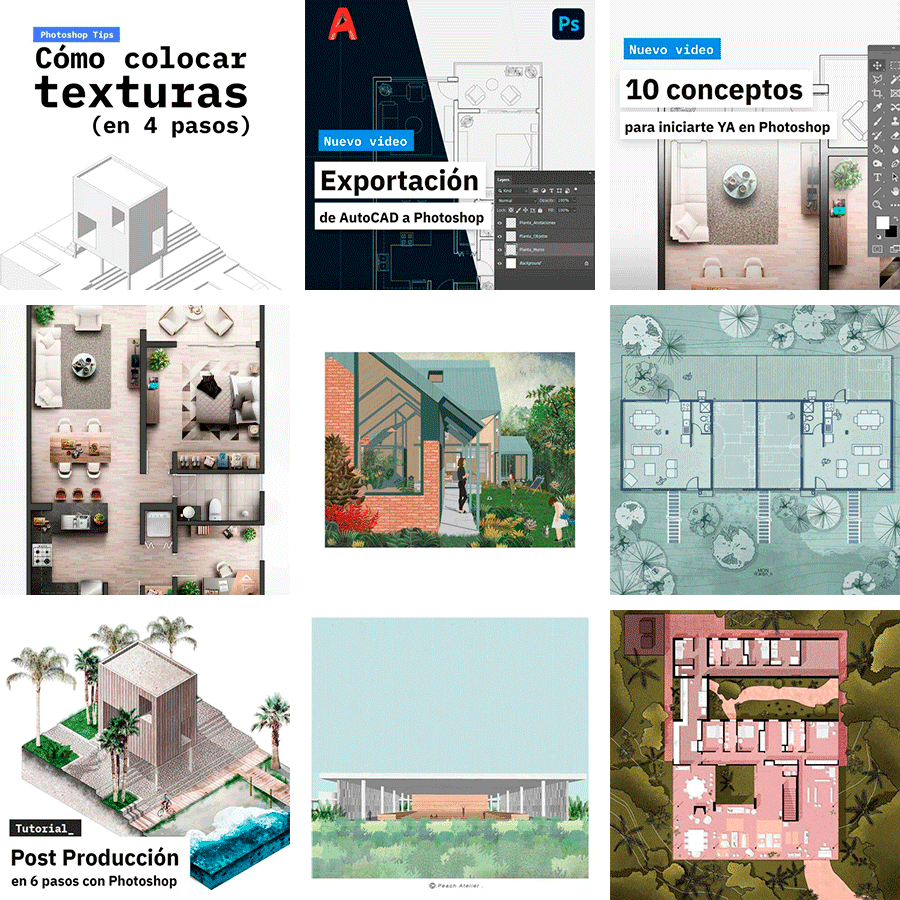 Feed del instagram de Architale